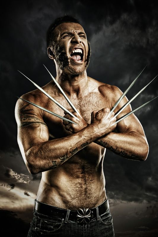 Телеведущий Арчи в образе Росомахи фото превью