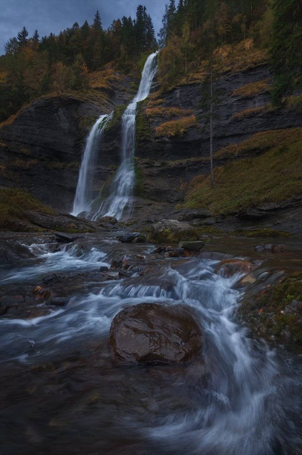 франция, водопад, альпы, france, waterfall, cascade, haute havoie, Alex Yurko