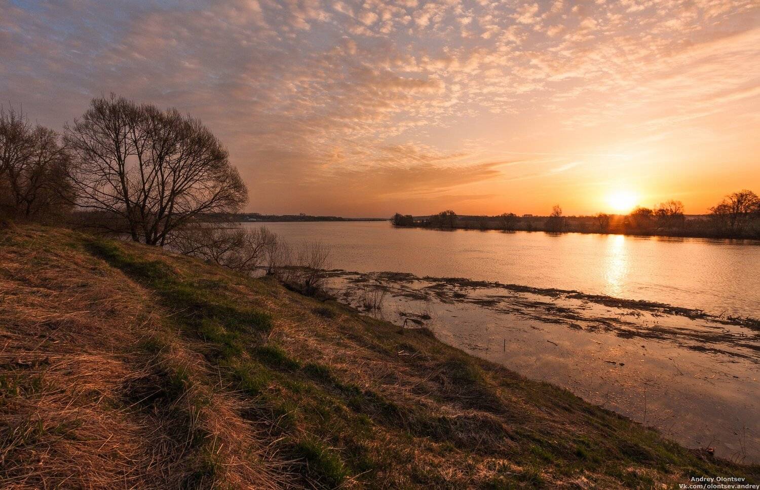 рассвет, природа, пейзаж, дубна, Андрей Олонцев