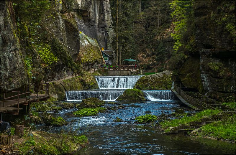Kamenice, Hrensko, Czech, Каменице, Хрженско, Чехия [kamenice] фото превью