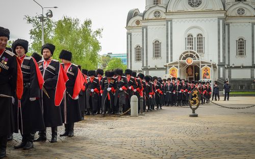 Парад Кубанского казачьего войска.