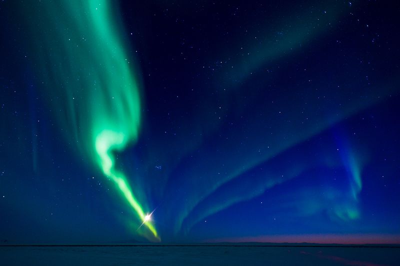 северное, сияние Стрела фото превью