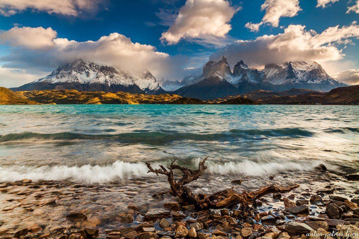 патагония, горы, рассвет, торес дель пайне, Антон Петрусь