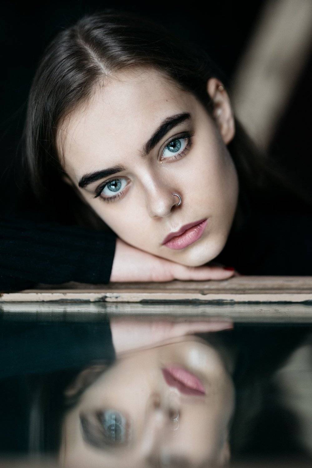 portrait girl eyes art  babakfatholahi look deep soul, Babak Fatholahi