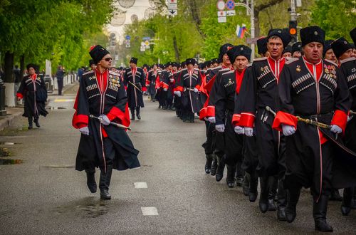 Парад Кубанского казачьего войска.