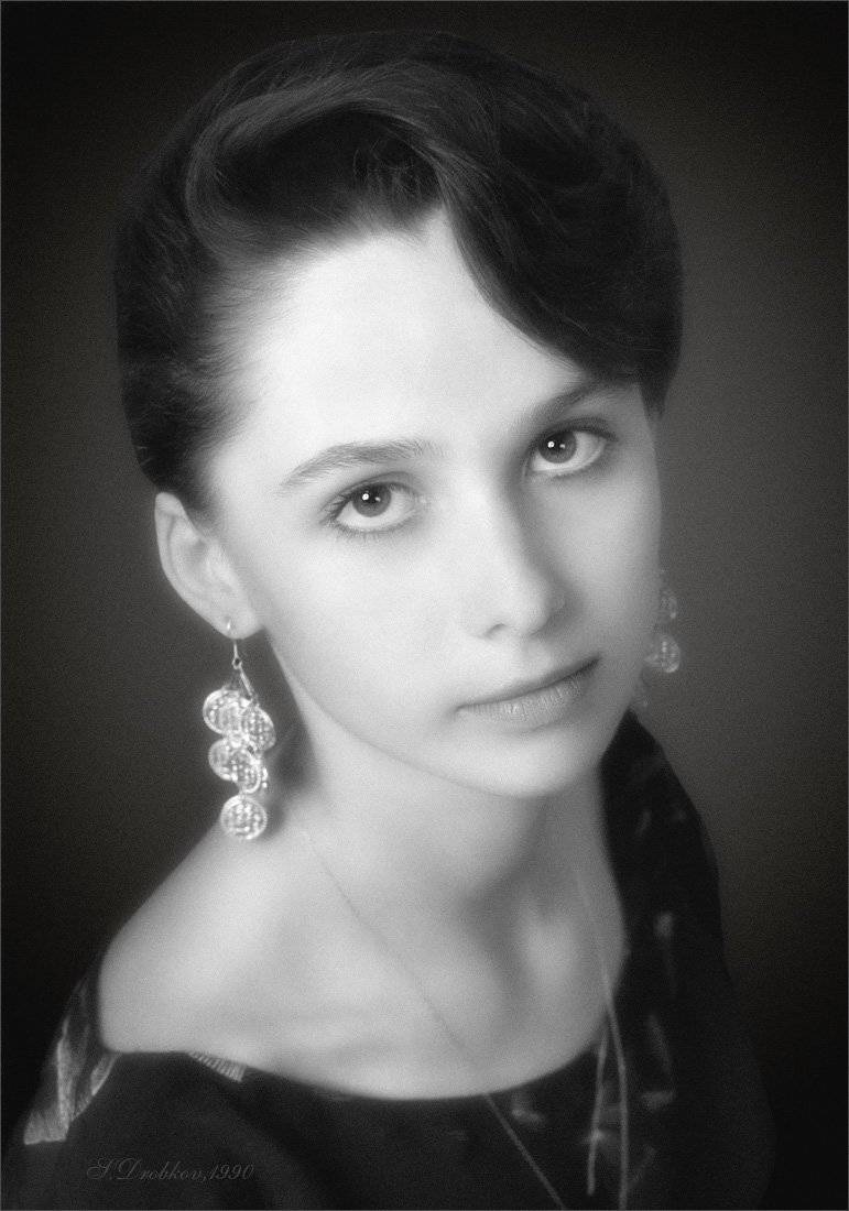 портрет, ч/б, плёнка, Sergey Drobkov