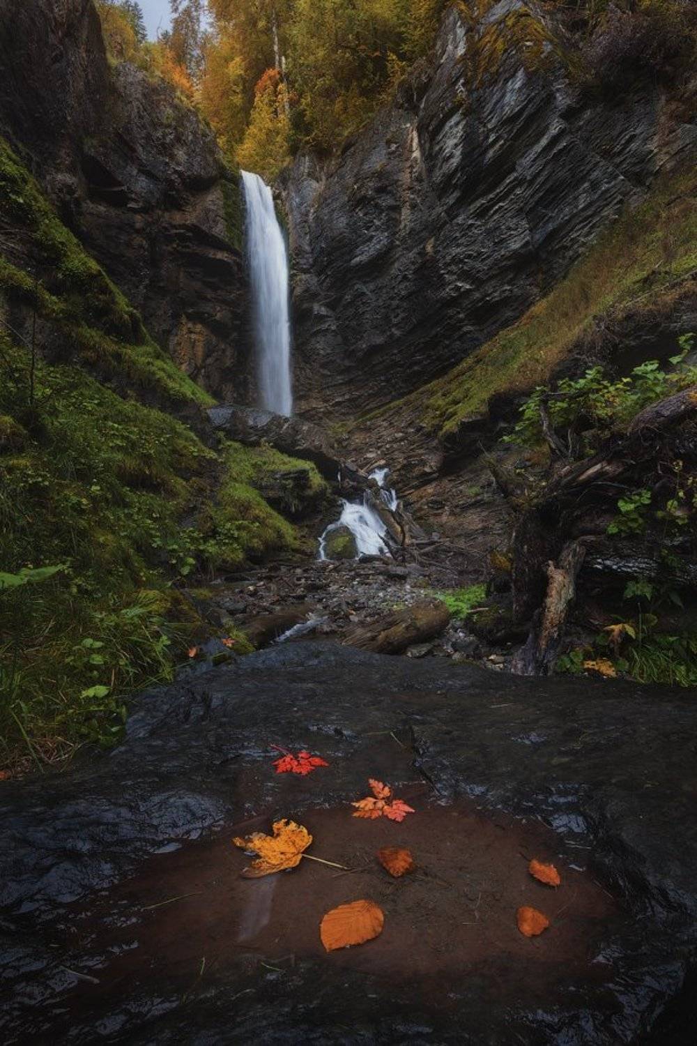 франция, водопад, альпы, france, waterfall, cascade, haute havoie, Alex Yurko