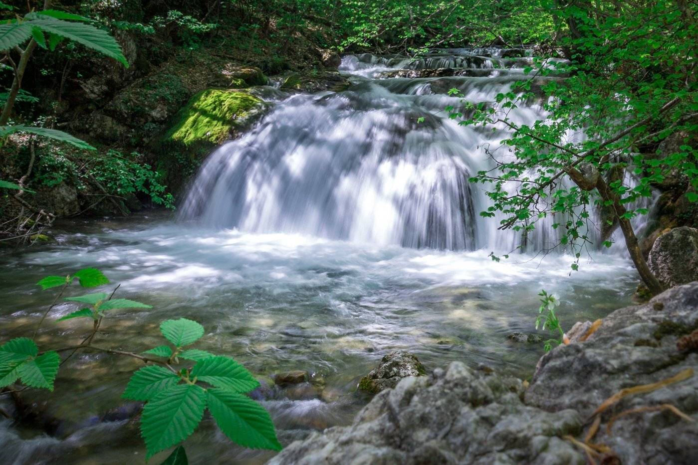 крым, водопад, природа, пейзаж, река, Ярослав