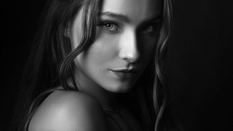 портрет, женский портрет, студийный портрет, студийная съемка, ретушь Александра фото превью