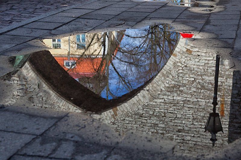 Таллинн в лужах фото превью