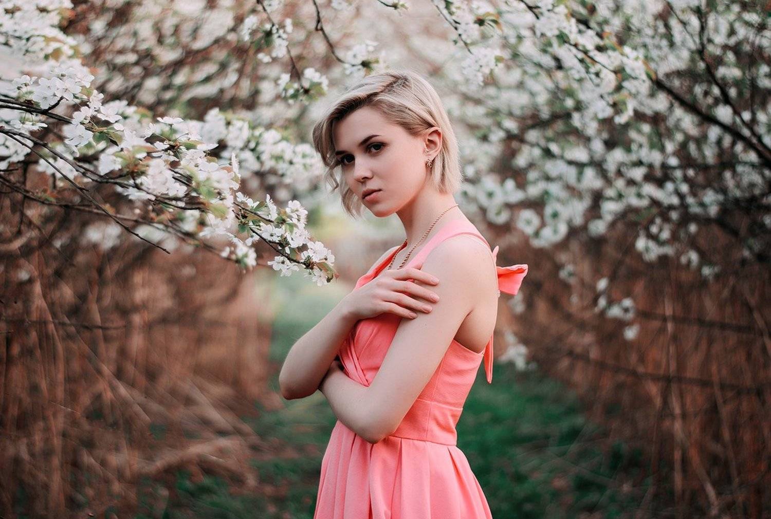 Портрет сады девушка, Лана Никонова