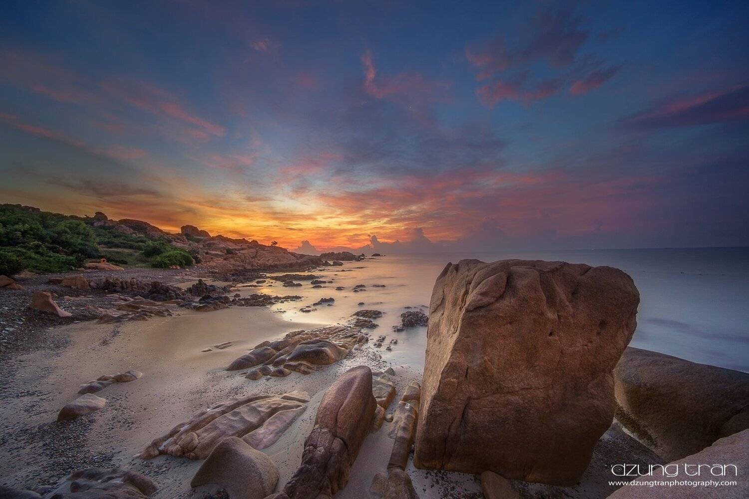 co thach, sunrise, landscape,vietnam, Tran Minh Dung