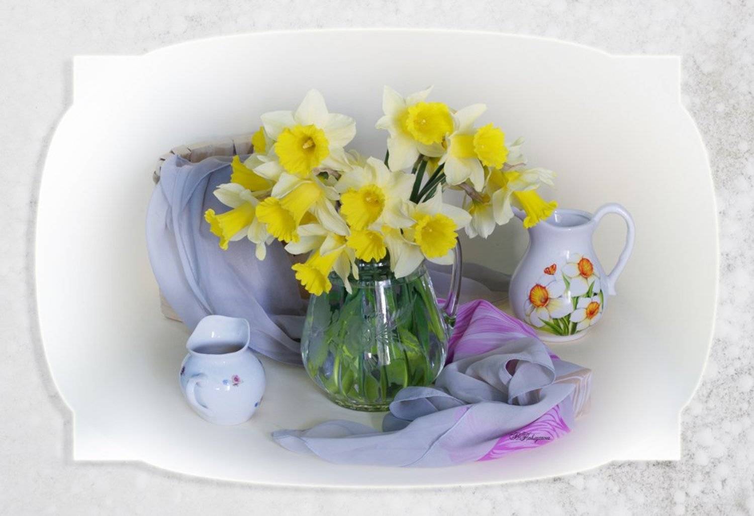 букет,нарциссы,весна,натюрморт,, Вера Павлухина