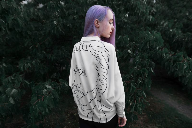 портрет, девушка, искусство Vincent фото превью