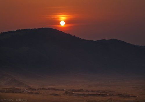 Вечер в долине Анги