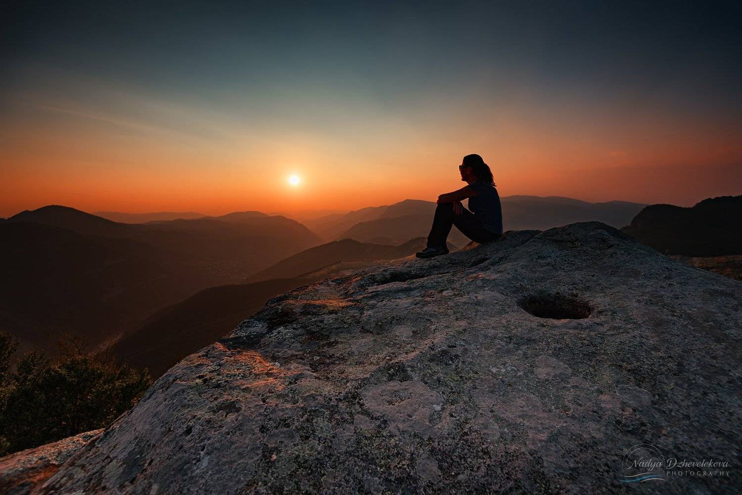 sunset, sun, landscape, Надя Джевелекова