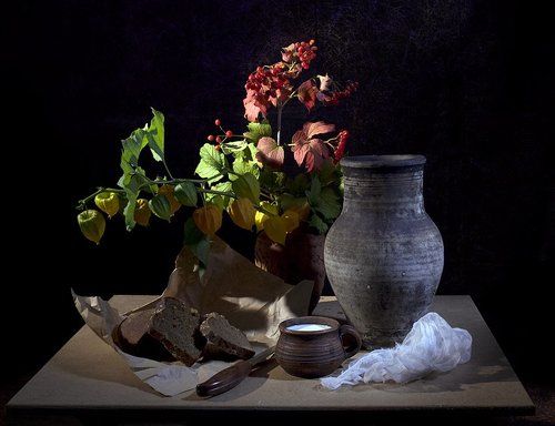 Бабье лето: поздний ужин на веранде