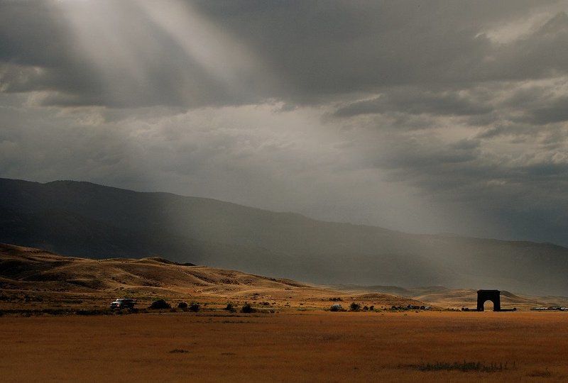 фото, дорого, свет, закат, вечер Дорожное фото фото превью