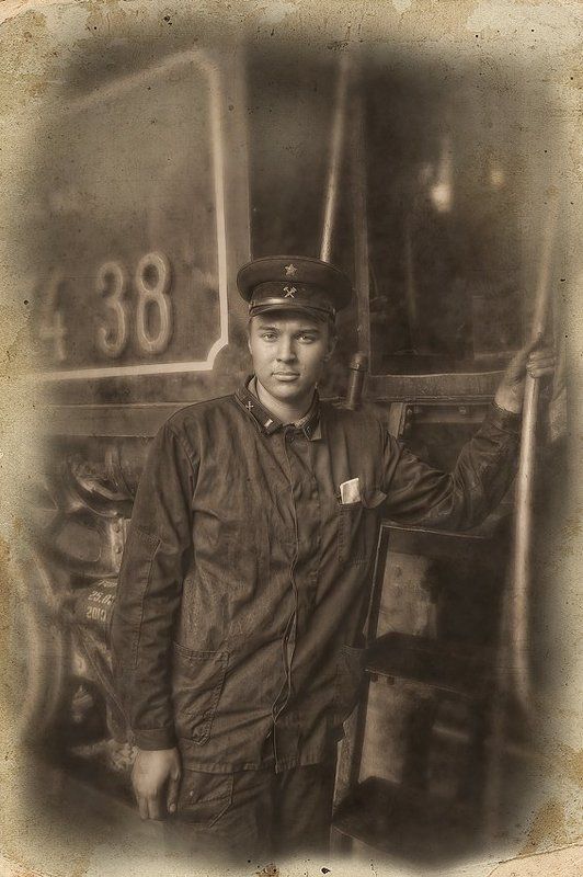 помощник, машиниста, сергей Москва.Киевский вокзал. фото превью