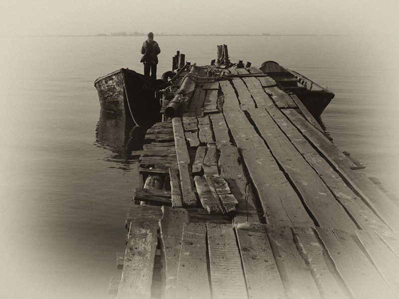 причал,рыбачек,утро рыбачек-2 фото превью