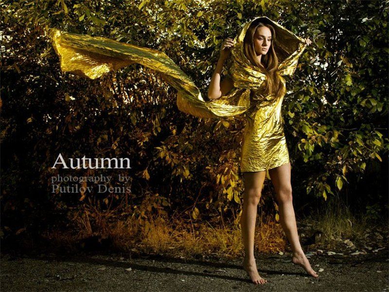 путилов, креатив, девушка, смысл, идея Autumn - Осень фото превью