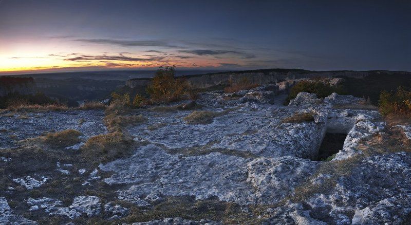 закат на Тешкли бурун ... ( Мангуп ) фото превью