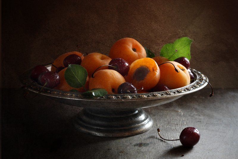 абрикосы, черешня * фото превью