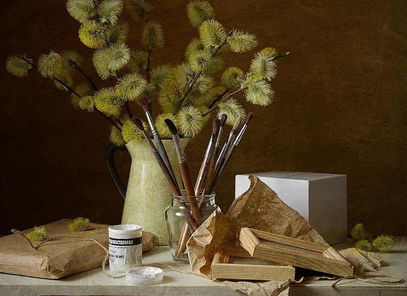 С гуашью... фото превью