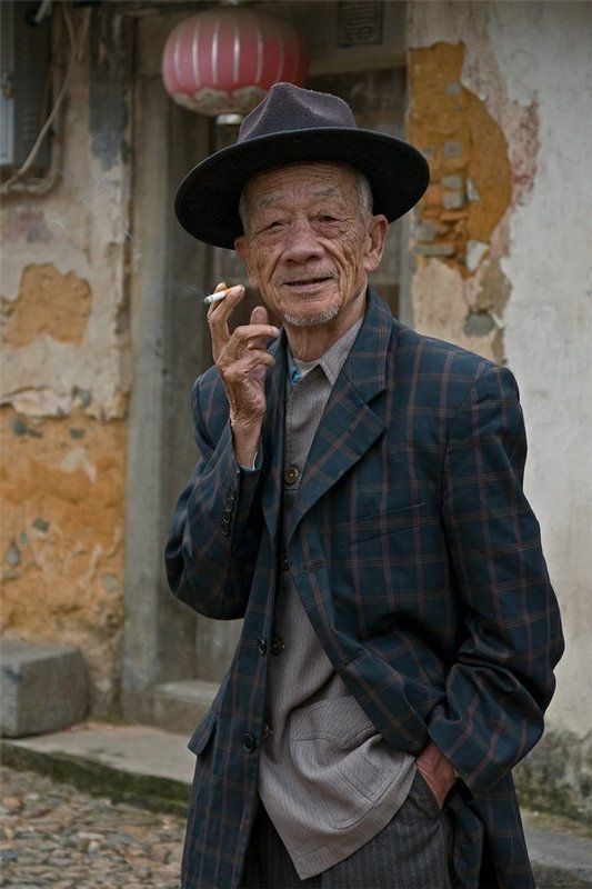 кантон, китай, старик, портрет Главшпан фото превью