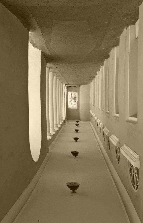 архитектура, колонны, пол, потолок, геометрия, Александр Андреев