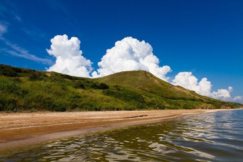 пейзаж, море, лето, небо, облака *** фото превью