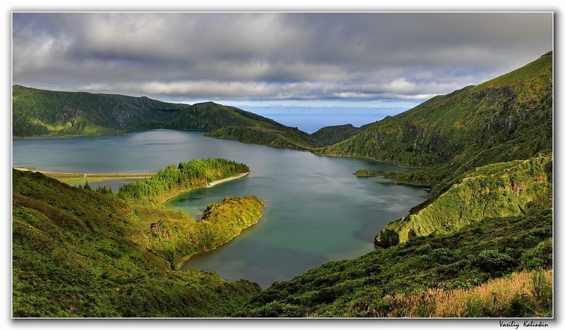 Горное озеро фото превью