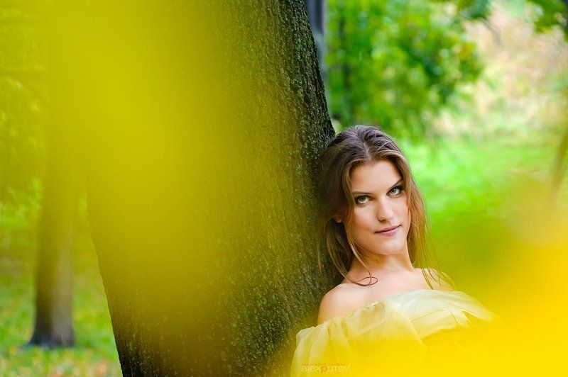 девушка,видение,осень,портрет ***A*** фото превью