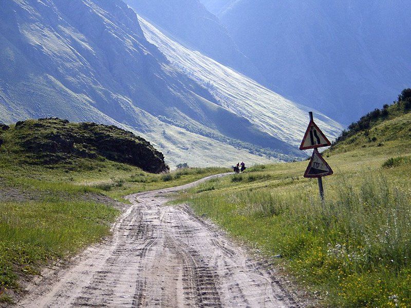 алтай, дорога, горы Дорога федерального значения? фото превью