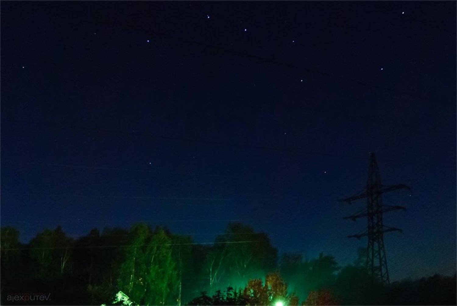 большая медведица,звезды,ночь, Александр Путев