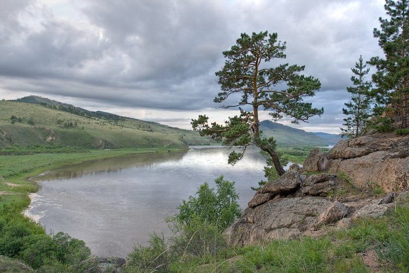 бурятия, река, селенга Река Селенга фото превью