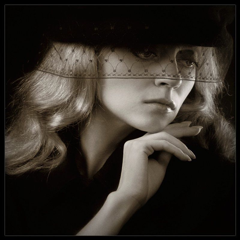 девушка, печаль, студия Осень моих надежд... фото превью