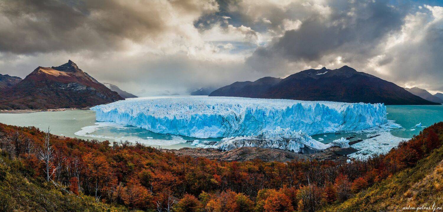 патагония, горы, закат, аргентина, ледник, Антон Петрусь