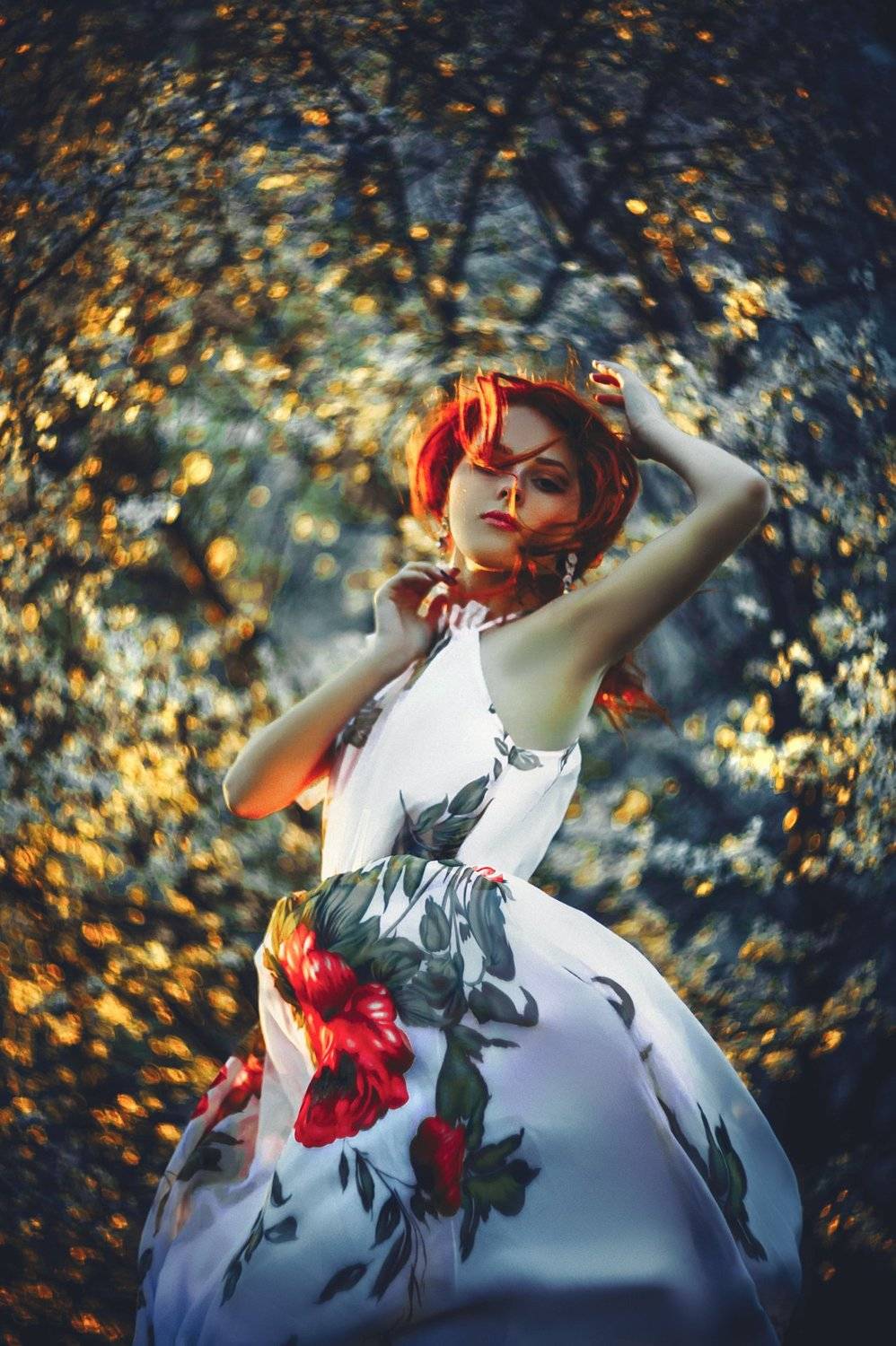 woman, portrait, spring, bokeh, flowers, helios 40-2, Руслан Болгов (Axe)