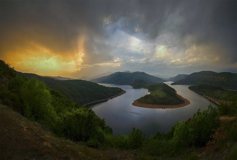 Закат фото превью