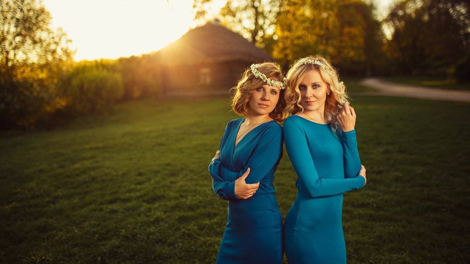 девушка, природа, портрет, закат, цветы, Егор Конабевцев