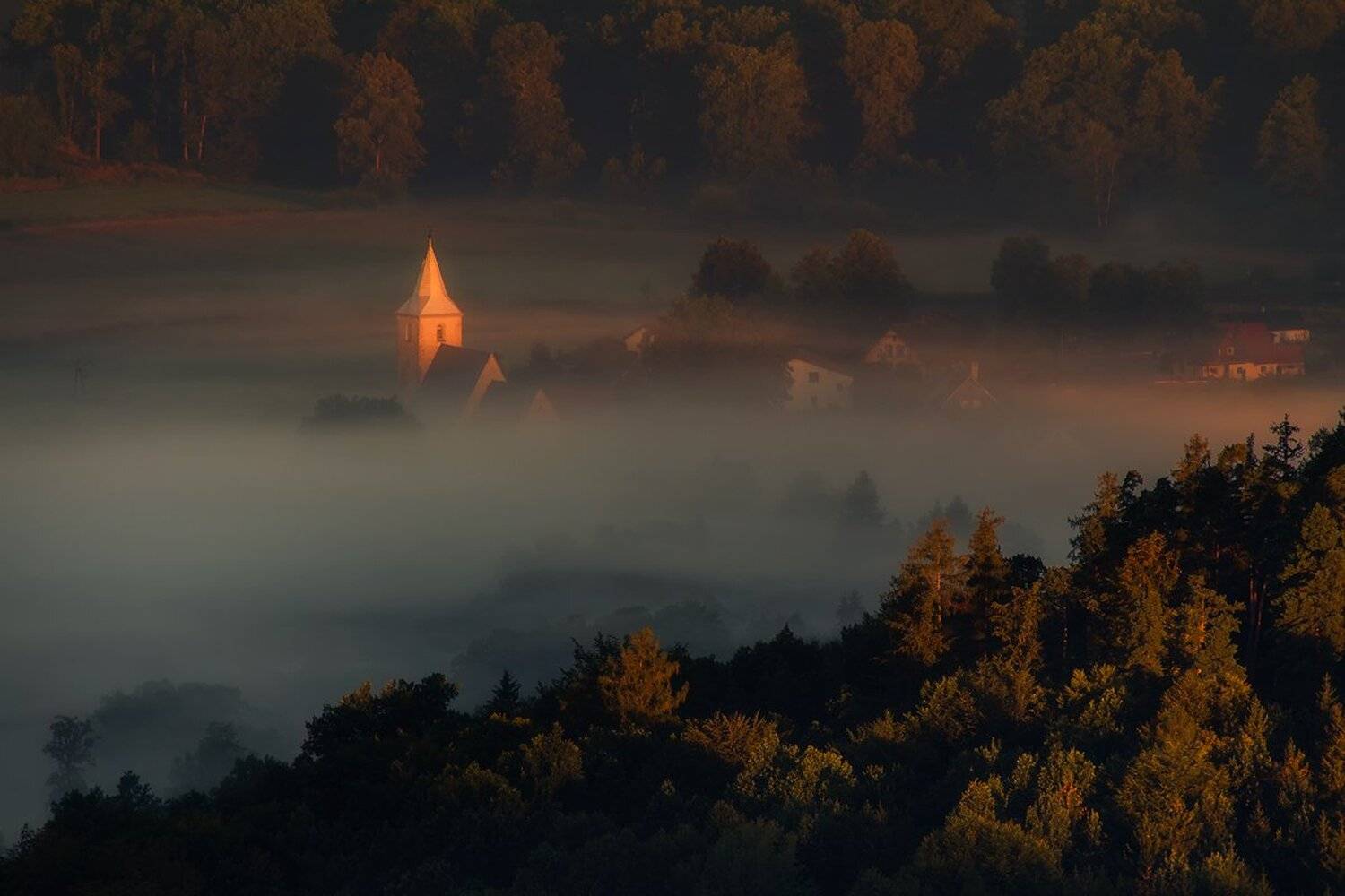 landscape,canon,mist,light,autumn, Iza,Darek