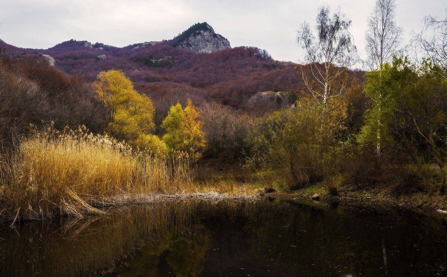 крым, пейзаж, вода, осень, горы, гора, красиво, роман любимский, Роман Любимский