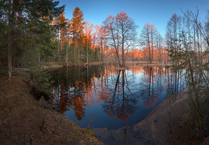 Красный рассвет на Кисовке фото превью