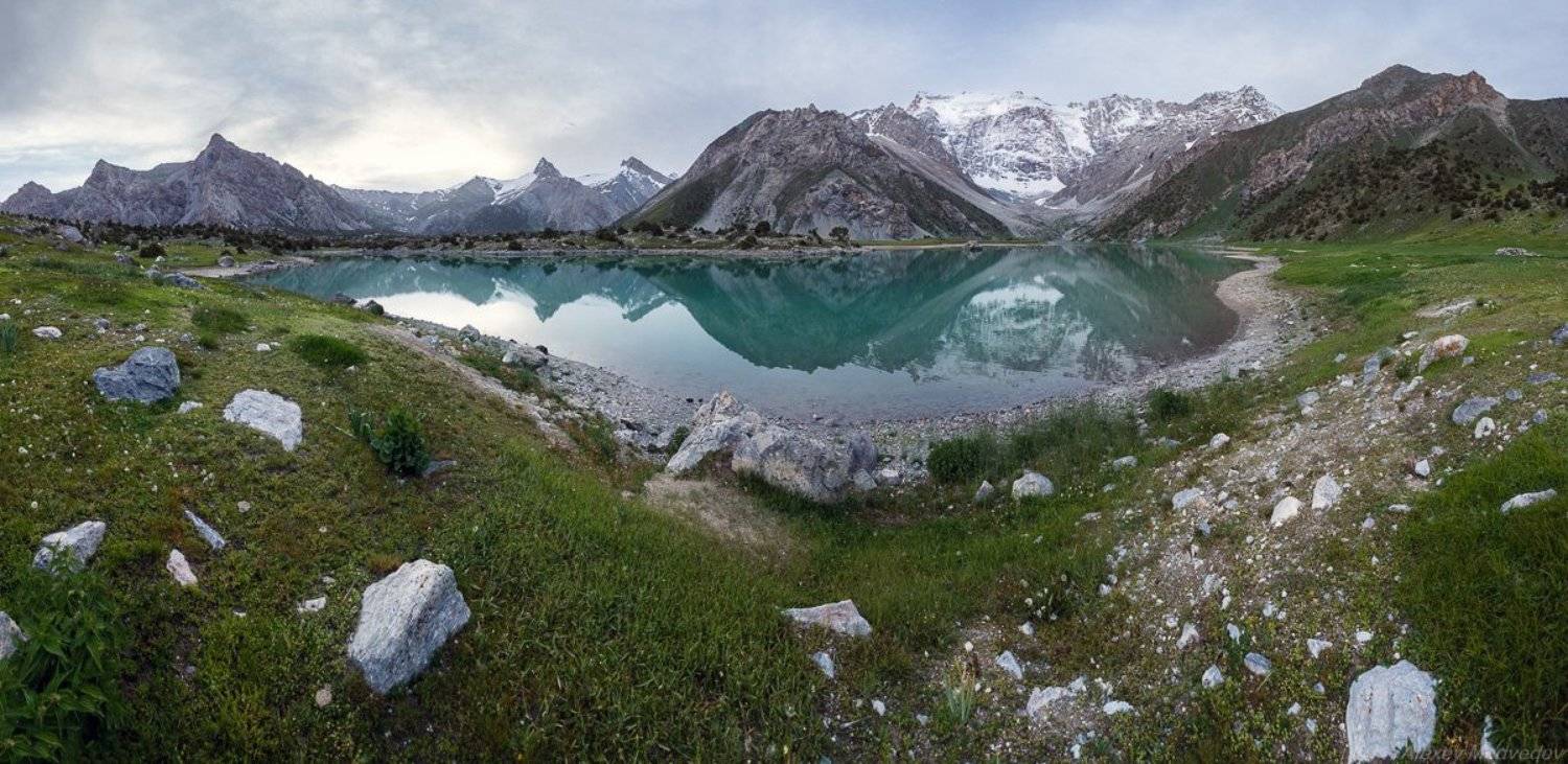 горы, скалы, Таджикистан, фаны, арча, горное, озеро,, Алексей Медведев