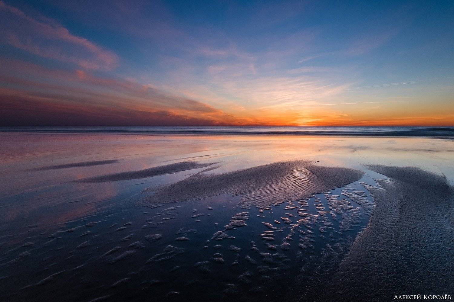 калининградская область, россия, куршская коса, балтийское море, закат, пляж, море, природа, пейзаж, kaliningrad region, russia, curonian spit, baltic sea, sunset, beach, sea, nature, landscape, Алексей Королёв