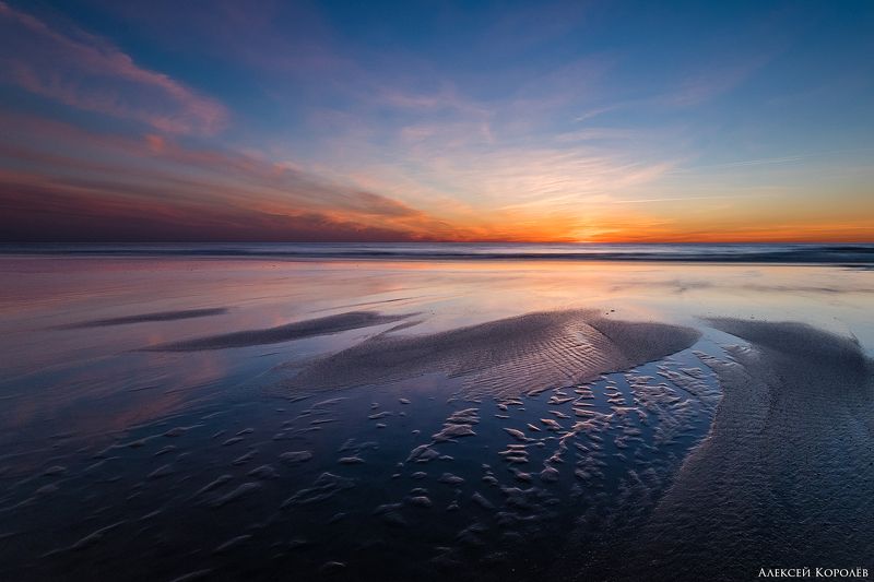 калининградская область, россия, куршская коса, балтийское море, закат, пляж, море, природа, пейзаж, kaliningrad region, russia, curonian spit, baltic sea, sunset, beach, sea, nature, landscape Балтийский закат 1 фото превью