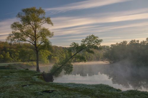 Майский рассвет на Андреевском лугу,