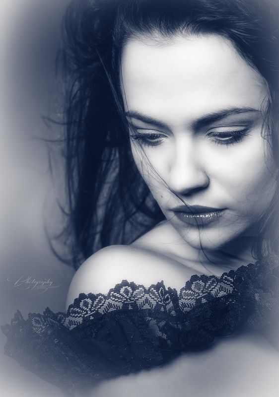 portrait, black & white Saby фото превью