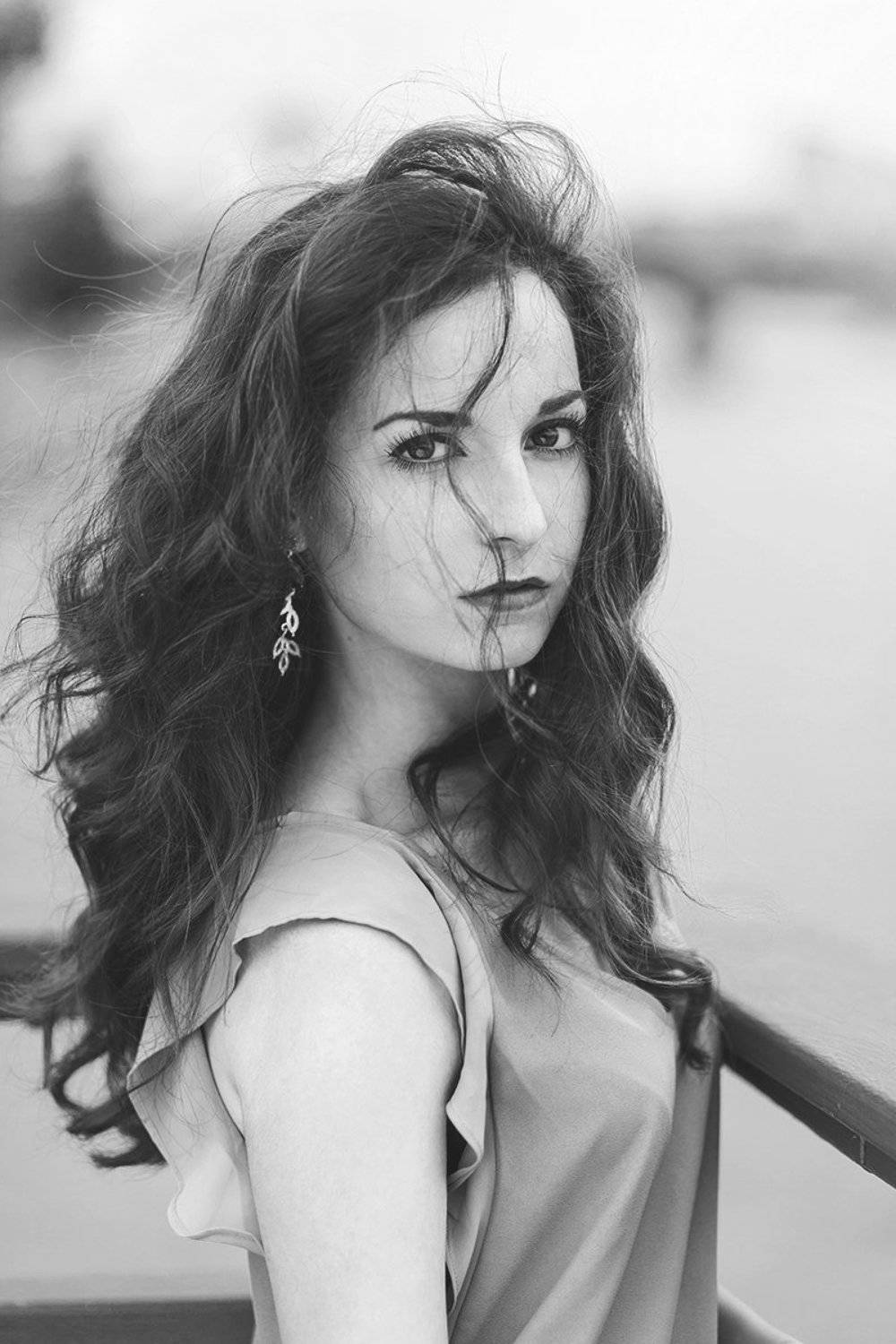 #portrait #blackandwhite #closeup #hair #eyes #frankfurt #bulgaria #bokeh #bw , Petar Apostolov